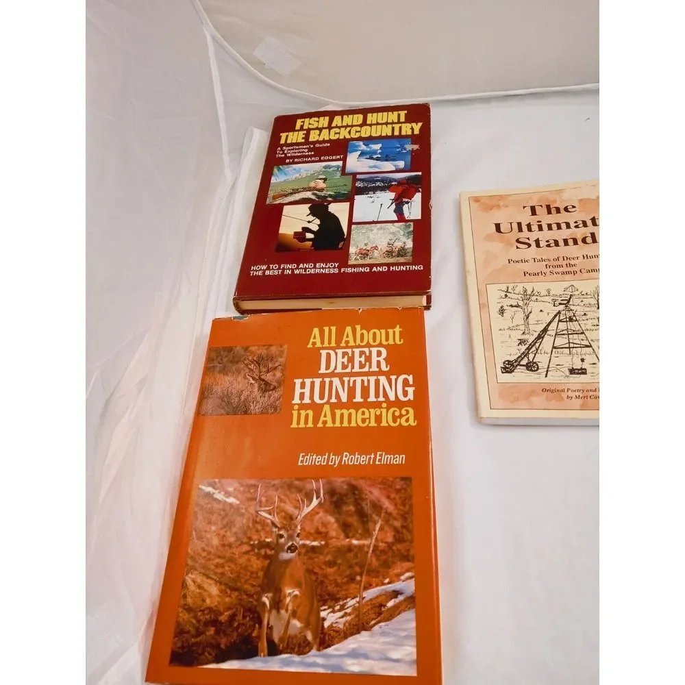 Deer Hunting Lot of 5 - Fish and‎ Hunt the Backcountry 1978 First Edition & More